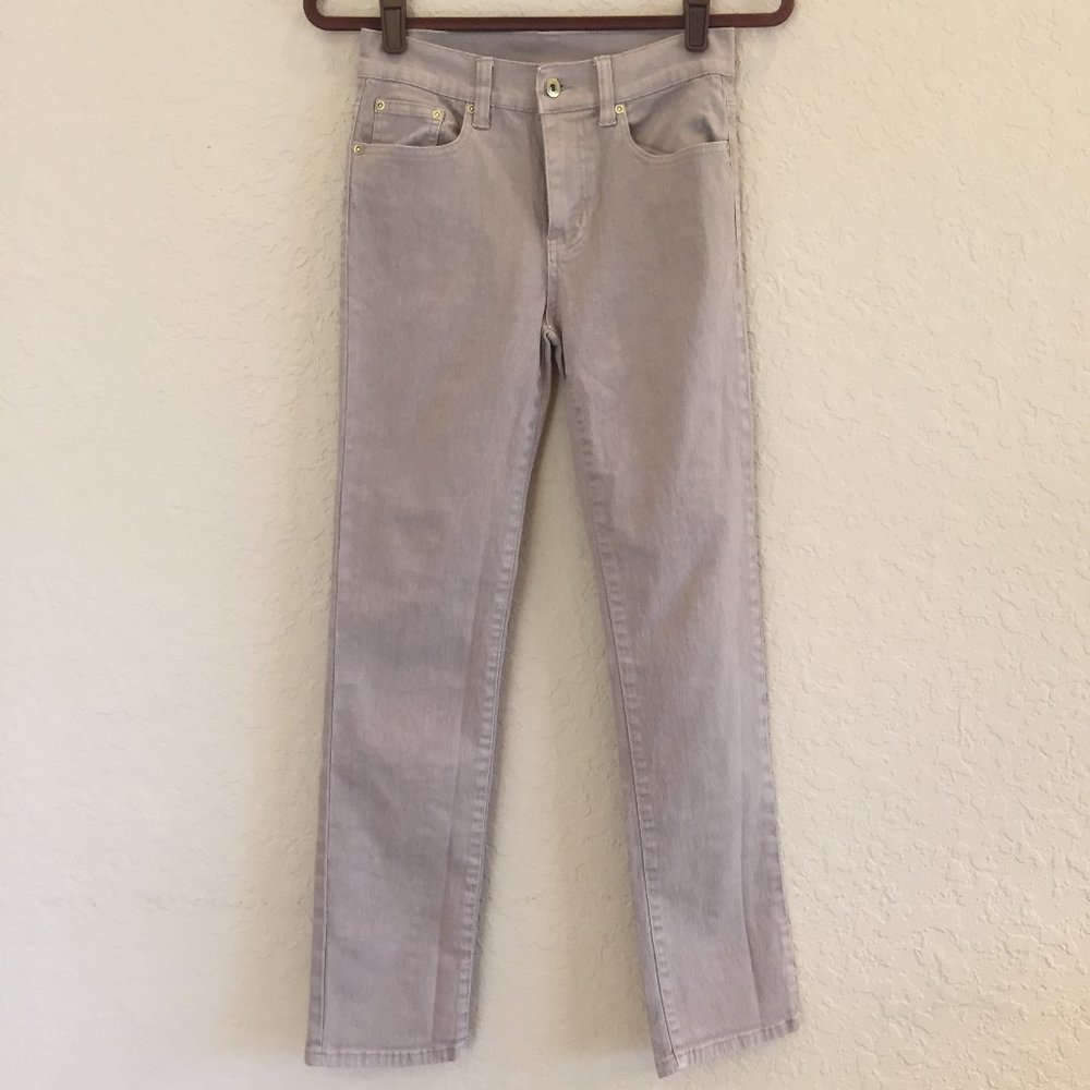 DG2 Diane Gilman Skinny Jean Tan Sz 2